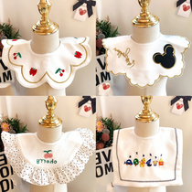 Japanese ZDins baby baby with a pure cotton peddle baby napkin 360 degrees rotating pocket