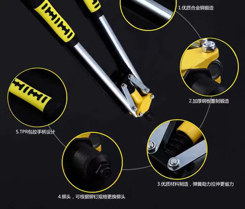 Hướng dẫn sử dụng một tay cầm đôi đinh tán súng đinh tán súng kéo nắp súng kéo kéo súng