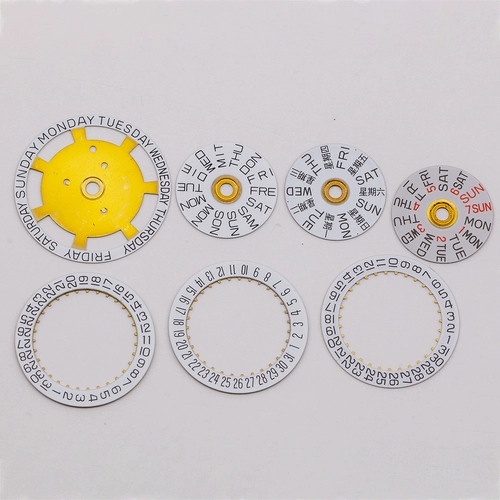 Смотреть аксессуары ETA 2834 2836 Оригинальный календарь движения диск 6-символ-календарь положения