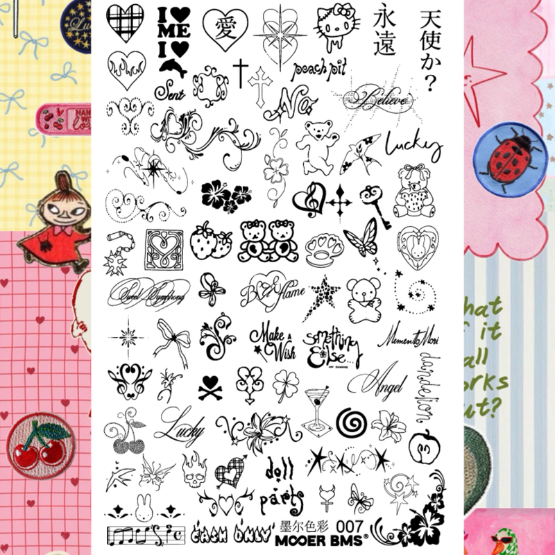 Mooerbms Mel Color Ancient Elements Series Cartoon Nail Art Stamping Plate and Tools Mooerbms Mel Color Ancient Elements Series Cartoon Nail Art Stamping Plate and Tools