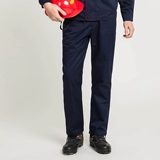 Рабочие износостойкие демисезонные хлопковые штаны, свободный прямой крой