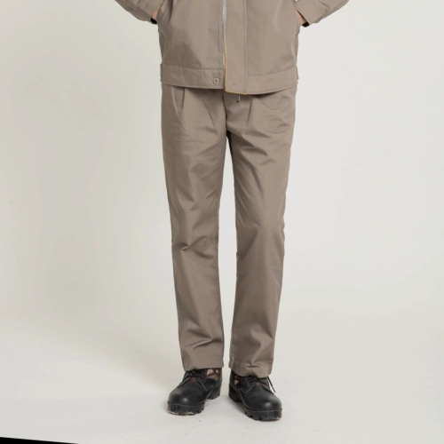 Рабочие износостойкие демисезонные хлопковые штаны, свободный прямой крой