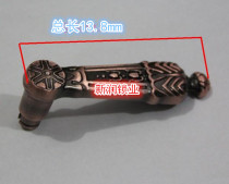 Deluxe anti-theft door handle handle red ancient copper antique handle gate lock accessories aluminum alloy door handle