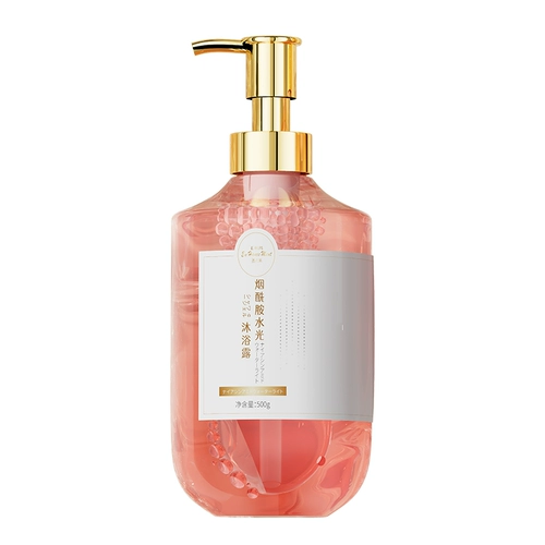 Осветляющий гель для душа содержит никотиновую кислоту для всего тела со стойким ароматом, долговременный эффект, официальный продукт