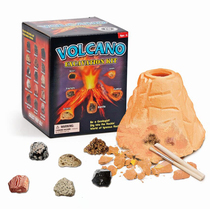 Volcanic excavation mining Kit 6 kinds of natural rock ore specimens Primary School students science geography teaching tools toys