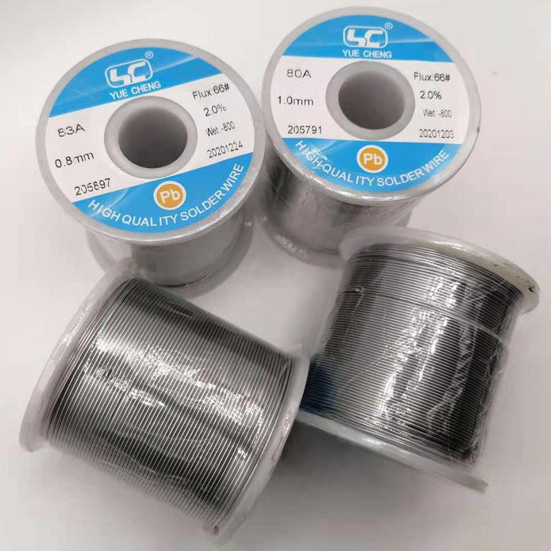 Yuecheng tin wire 800g low temperature high quality leave-in tin strip rosin welding tin wire 63A 80A 81A 84A