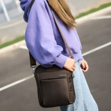 Мужская сумка на одно плечо, тканевая вместительная и большая сумка через плечо, водонепроницаемый рюкзак для отдыха, ткань оксфорд, для среднего возраста