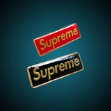 Tide Brand Sup Brooch Box Logo Vintage First -Generation Buckle Harajuku тренд значок творческий подарок