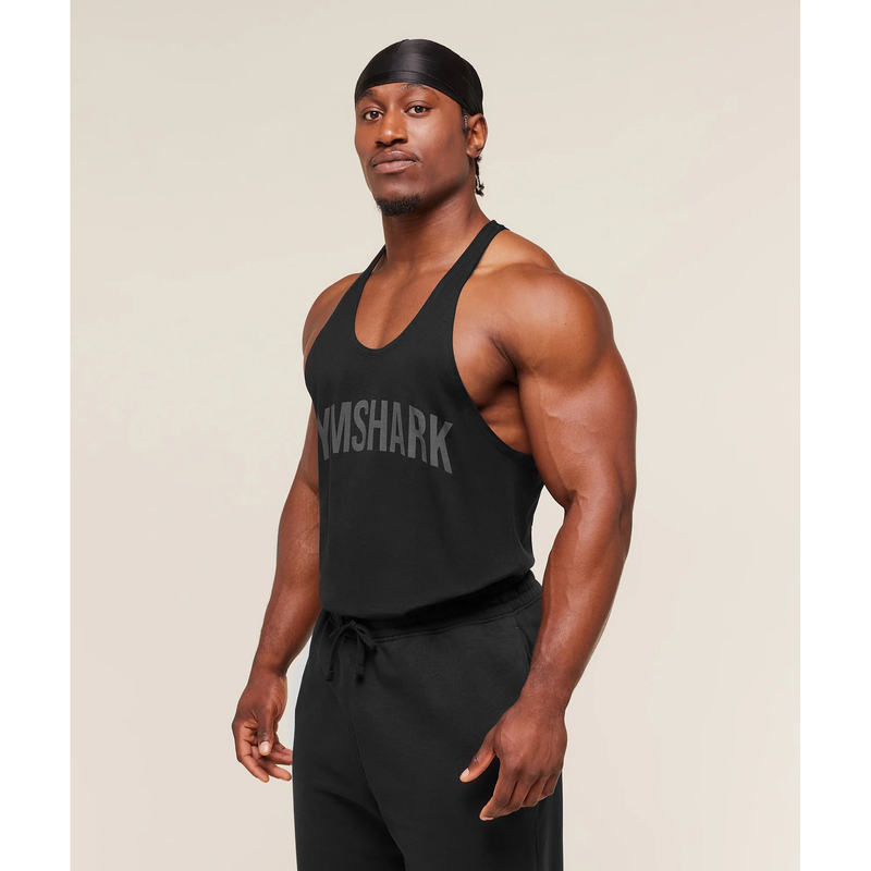 Gymshark Power Stringer Men's Sports Fitness Loose Tank Top Sleeveless T-Shirt