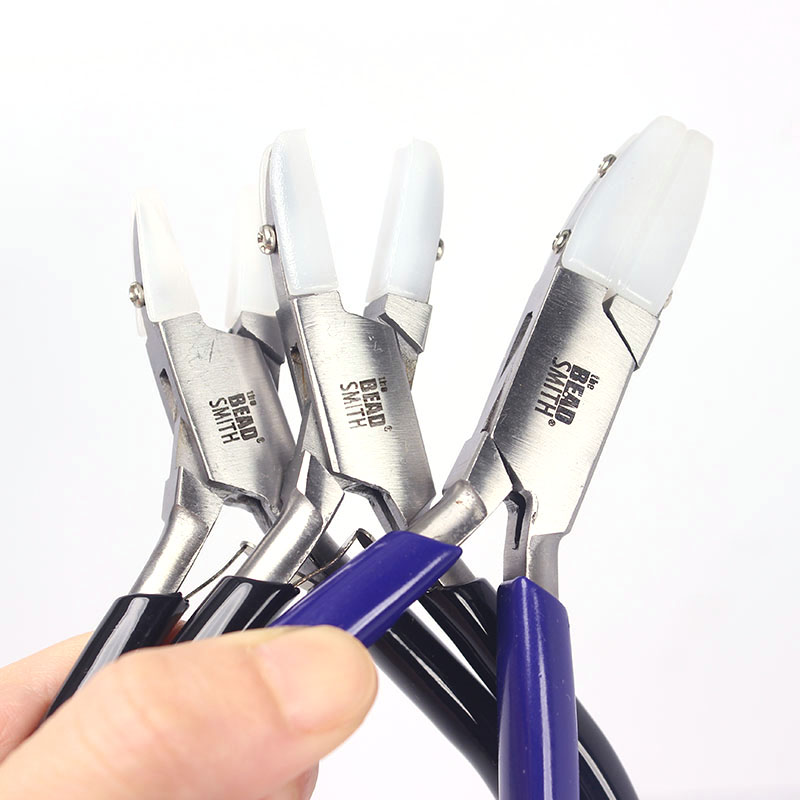 American imports beadsmith nylon wide mouth flat pliers straightening metal winding without injury line diy making tool-Taobao
