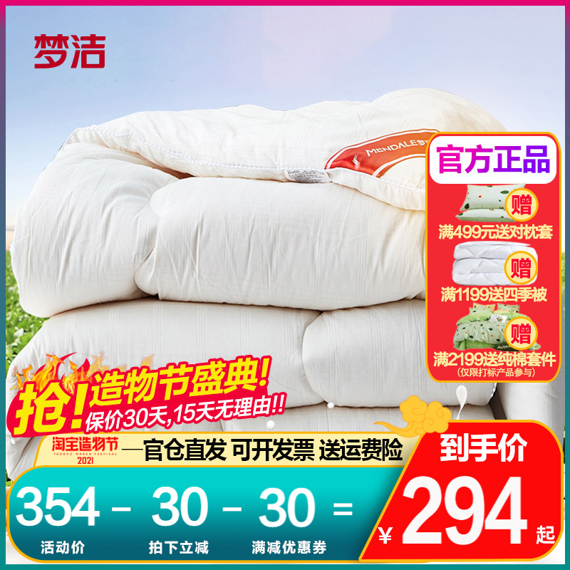 Dream Jie home textile warm core soybean thick quilt winter quilt spring quilt core thickened 8 pounds 10 quilt Dream Jie autumn and winter bedding