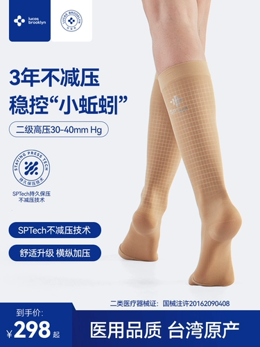 Варикосекулярный эластичный носков медицинский тип -тип -обработка.