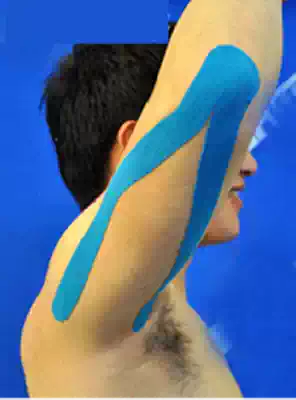 Cadumedi Athletes Wrist Arm Elastic Bandage Muscle Sticker Sports Tape Self-adhesive Muscle Cloth 10CM * 5m