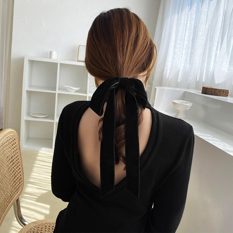 Femmes Sucré Style Simple Noeud D'arc Chiffon Attache-cheveux display picture 1