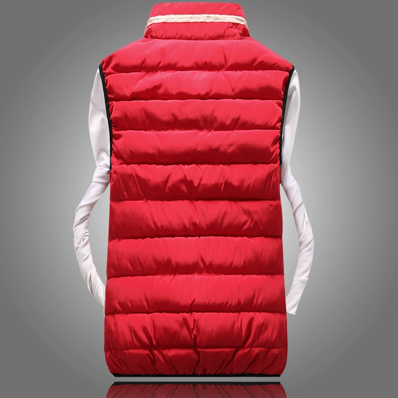 Đặc biệt cung cấp áo vest nam cotton phiên bản Hàn Quốc của cổ áo vải thủy triều cổ áo nam mỏng xuống cotton cotton mùa thu và giải trí mùa đông