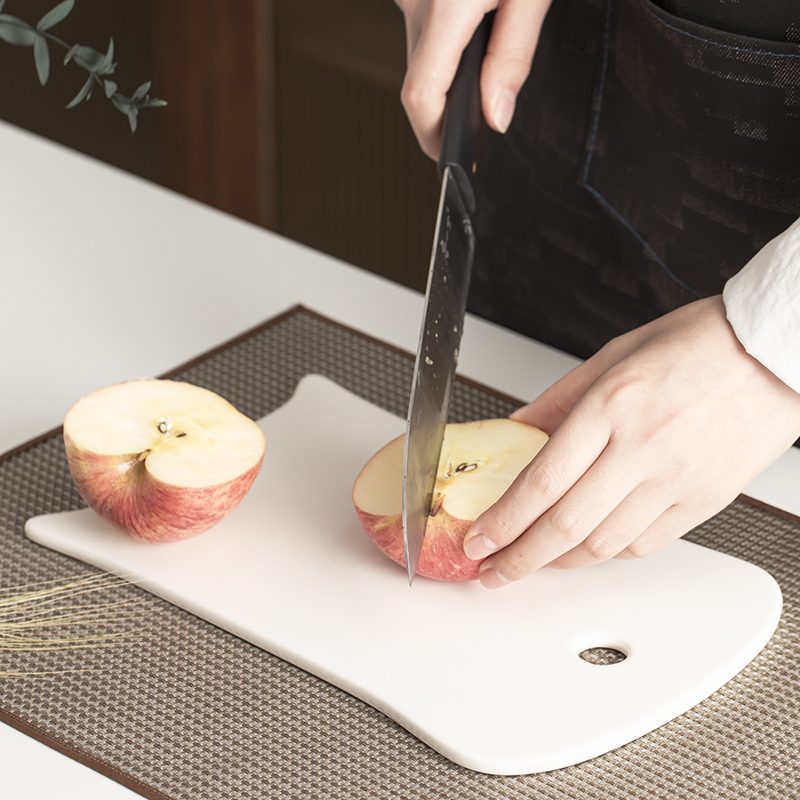 Ceramic Cutting Board for Cooked Food, Kitchen Fruit Cutting Plate, Antibacterial Chopping Board, Dormitory Bread Cutting Board, Mold-Resistant, Eco-Friendly Cutting Board Ceramic Cutting Board for Cooked Food, Kitchen Fruit Cutting Plate, Antibacterial Chopping Board, Dormitory Bread Cutting Board, Mold-Resistant, Eco-Friendly Cutting Board