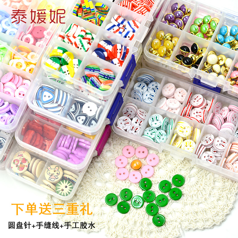 Button children button cute baby clothes button painting baby sweater button color handmade cartoon small button