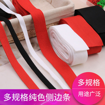 Single Red Black & White Pure Color New Pint 100 Lap Clothing Accessories Webbing Sports Acropolis Clothing Pants DIY Trim Side Bars