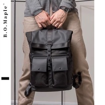 BOMaple 2021 New Double Shoulder Bag Men Business Computer Bag Casual Stylish School Bag Oxford Cloth Travel Backpack