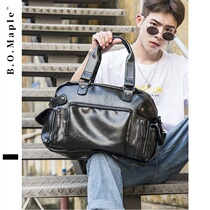 BOMaple 2021 new single shoulder bag Men Leisure Han version Slanted Satchel Large Capacity Fitness Carry-on Travel Bag