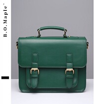 BOMaple trumpet Cambridge bag men and women mini-shoulder retro briefcase briefcase hand single shoulder ipad mailbag