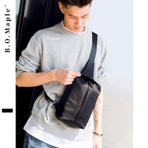 BOMaple Day Ensemble Chest Bag Men Ins Overfire Tide Cards Diagonal Satchel Waterproof Fashion Men Usb Charging Single Shoulder Bag
