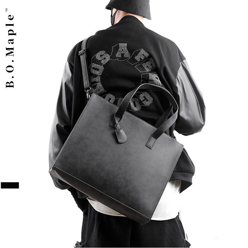 BOMaple 2022 new men's single shoulder special bag horizontal hand large capacity travel bag trending satchel bag