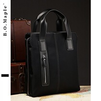 BOMaple Business Mens briefcase Oxford Bupper Single Shoulder Diagonal Satchel Casual IPAD Tablet Handbag