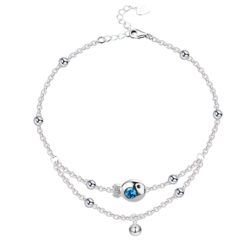 Bracelet de cheville Femme en Argenterie - Ref 3104242 Image 5