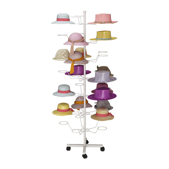 Maternal and baby shop hat display rack assembly hat rack hat holder drop subway art hat rack creative clothing store multi-layer hat rack