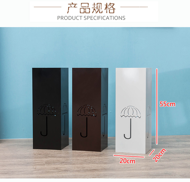 Ô dù sắt đứng sảnh khách sạn nhà sáng tạo sàn đứng mưa thiết bị ô đặt kệ lưu trữ ô - Kệ kệ sách treo tường