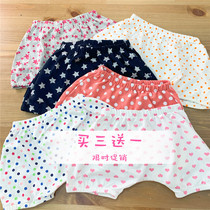 Good quality cotton girls boys baby shorts baby bloomers leggings bread pants summer pants pp
