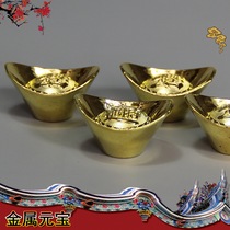 Alloy silver ingot funeral supplies funeral burial shroud gold bar coffin bed urn four corners burial burial