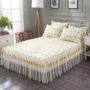 bộ công chúa bedspread giường váy một mảnh bìa ren Hàn Quốc bụi 1,5m bộ khăn trải giường 1.8m mùa hè - Váy Petti giường váy