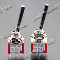 T8013 8011 single-way double round long handle M6 small button switch Q11 Taiwan Delilway 1MS1 Q11