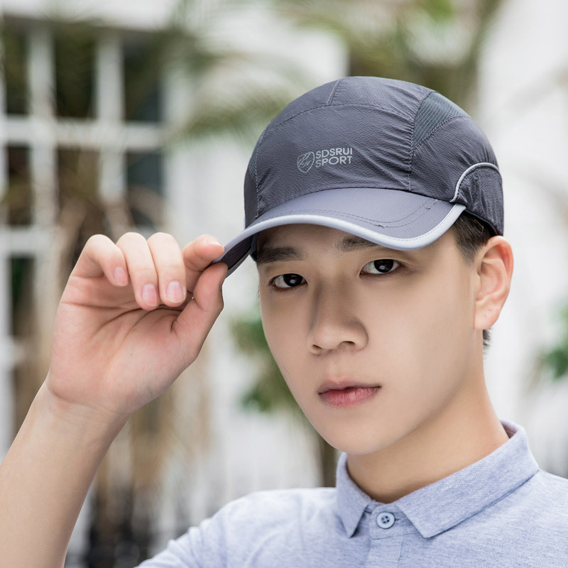 Speed Dry Cap Breathable Sun Hat Hood Male Summer Duck Tongue Cap Outdoor Sun Protection Riding Baseball Cap Woman Custom LOGO