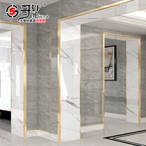 Rock plate door cover edge pass balcony aisle minimalist narrow side line stainless steel aluminum alloy tile frame customization