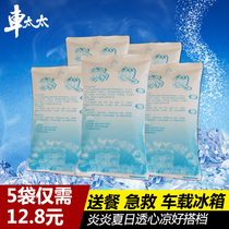 Thickened water injection ice bag repeatedly used fresh-keeping refrigerated food Express Special frozen disposable cooling cold compress
