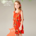 Cô gái sling mùa hè vest váy little star kỳ diệu 2020 printskirt kỳ nghỉ bãi biển váy trẻ em mới. 