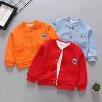 Baby knitted coat Spring and Autumn new children Korean cardigan foreign baby clothes tide girl childrens clothing spring coat