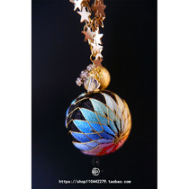 Rainbow) hand bob diy material bag Japanese car hanging bag hanging air hanging jewelry friend handmade birthday gift