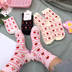 Cô gái Nhật Bản dễ thương vớ ren bông dâu trong vớ Phim hoạt hình hoang dã chic mùa thu và mùa đông học sinh vớ da Vớ bông