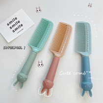 Student cute girl heart small comb silicone anti-static portable hair hair comb massage comb dormitory