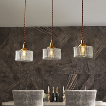 Post-modern bedroom bedside small chandelier Nordic light luxury style bar aisle simple restaurant dining room led lamps