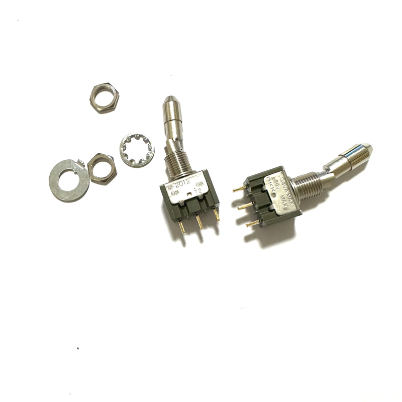 Nkk M-2012L Lockable Anti-Collision Pull-Type Toggle Switch 3-Pin 2-Position Rocker Switch with Gold-Plated Pins