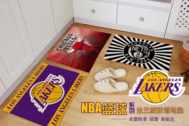 Curry Warriors NBA Bulls bóng rổ Bryant rocket-chủ được cá nhân thảm cửa chống trượt mat mat thấm - Thảm sàn tấm trải sàn pvc loại mỏng