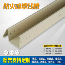 Customized fireproof spray spraying slot cable tray galvanized stainless steel aluminum alloy iron wire trough Bridge 5050
