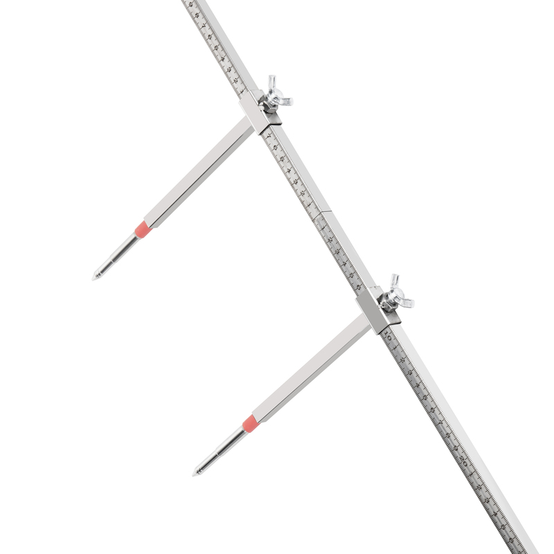 Automotive Sheet Metal Tools Accident Body Frame Repair Alignment Inspection Stainless Steel Two-Dimensional Measuring Ruler