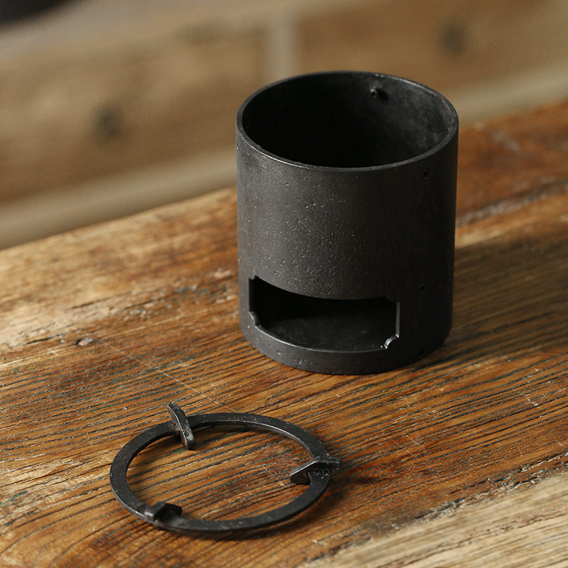 Manual Iron Art Carbon Furnace Burning Charcoal Stove Retro Wind Stove Charcoal Olive Charcoal Cook Tea for Home Boiling Water Cooking Tea Stove-Taobao