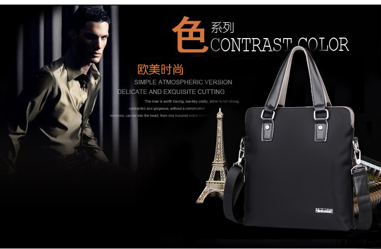 Oxford vải túi xách nam dọc bình thường Messenger túi thủy triều nam vai túi Hàn Quốc vải túi nam ví coach